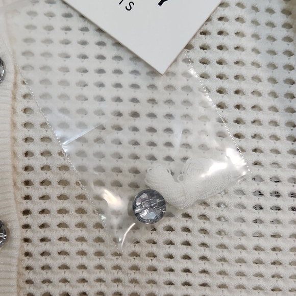 Milly Minis Perforated Cardigan Sweater, Size 2 ~ NWT - Picture 7 of 10